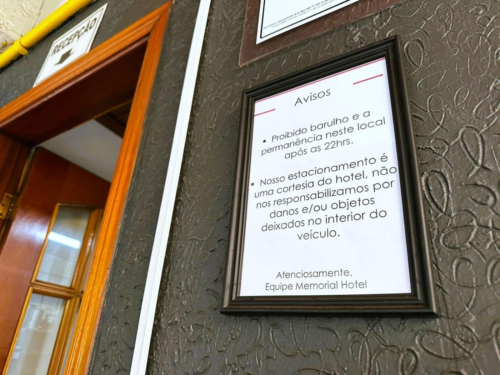 Memorial Hotel 상파울루 외부 사진